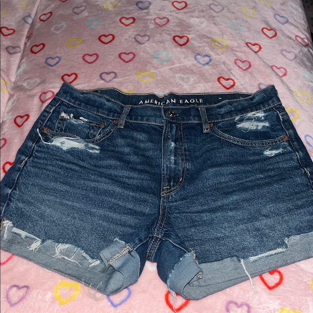 American Eagle Outfitters Women's Blue Denim Shorts